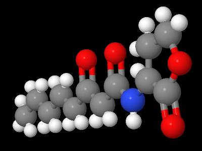 Image of acylated homoserine lactone structure